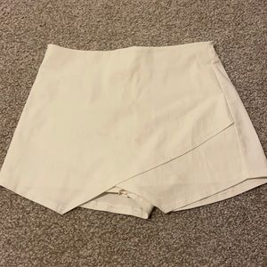 white pencil skort